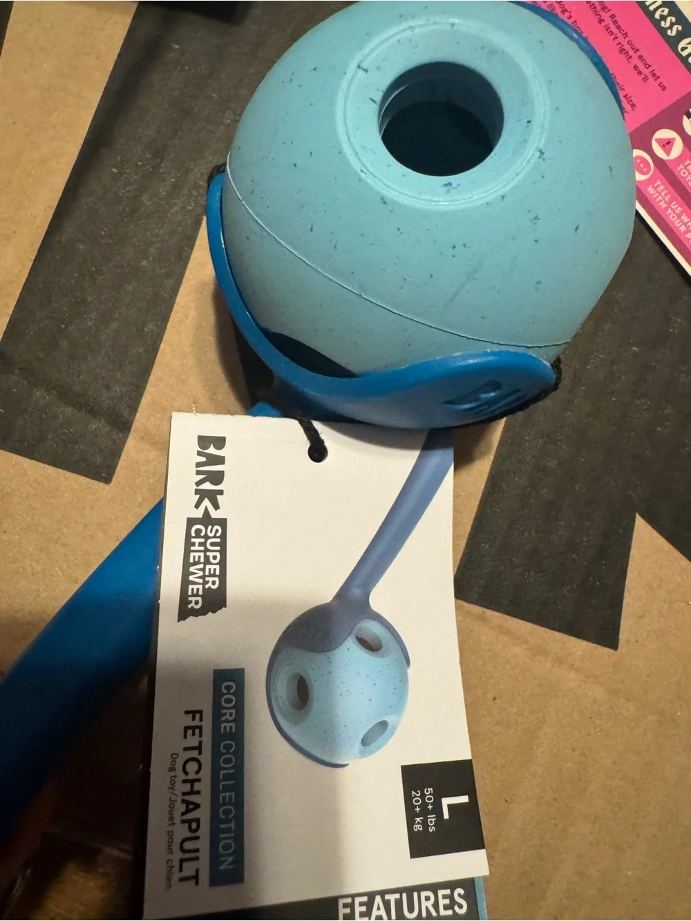 Bark Box Super Chewer L Fetchapult Ball thrower NEW large dogs heavy duty